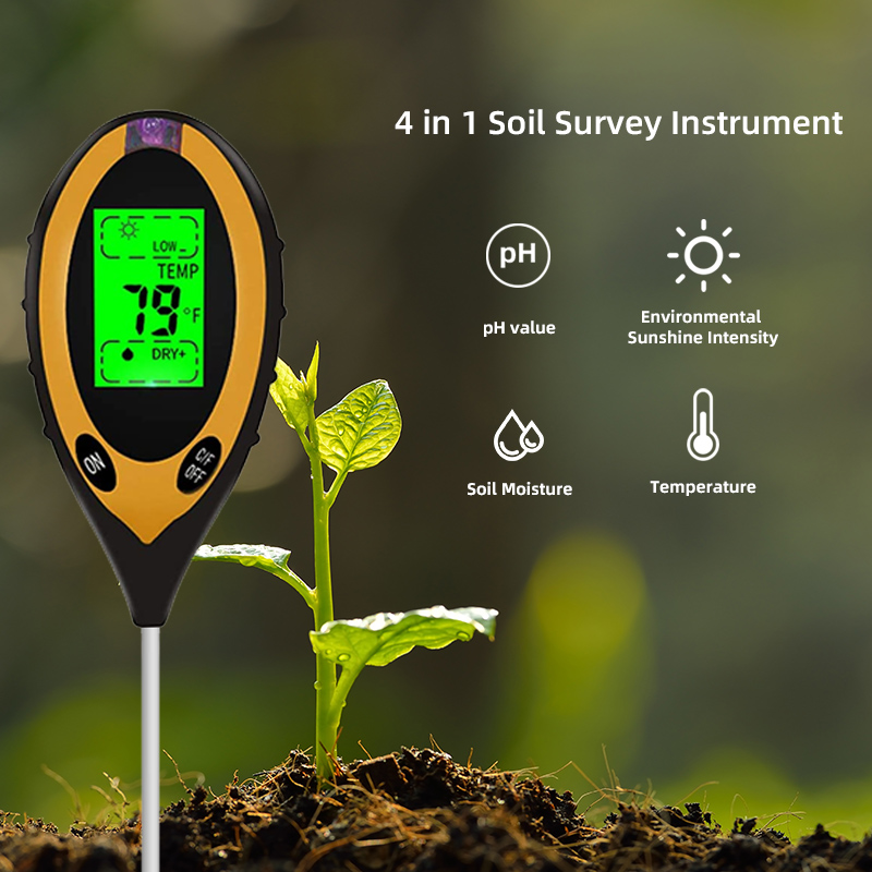 Ph Meter Digital Water Tester - جهاز قياس درجة حموضة التربة، جهاز