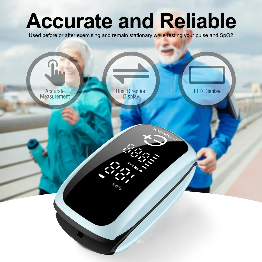 5 قطع من أجهزة قياس الأكسجين ا - مراجعة Pulse Oximeter Fingertip Rechargeable وسعره