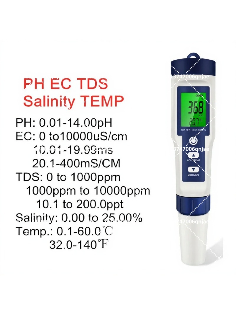 جهاز اختبار جودة المياه الرقمي - مراجعة Ph Meter Digital Water Tester وسعره