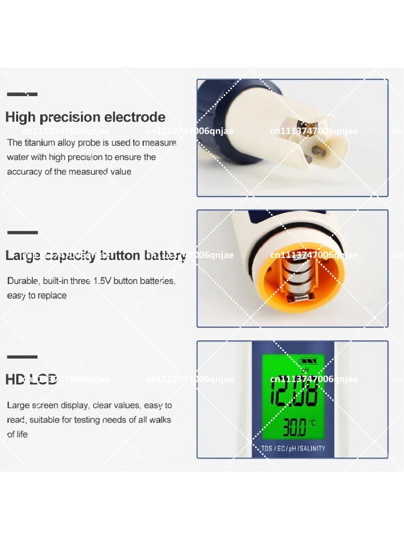 جهاز اختبار جودة المياه الرقمي - مراجعة Ph Meter Digital Water Tester وسعره