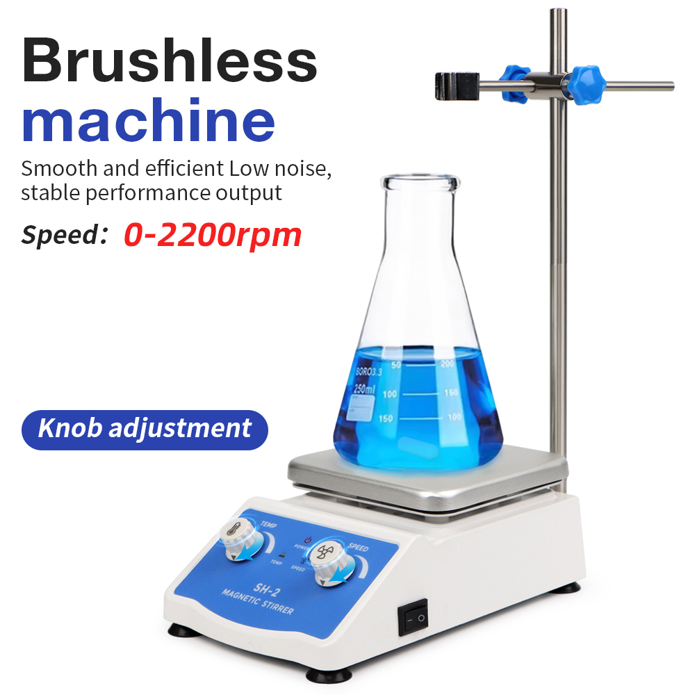 التدفئة محرك مغناطيسي شاشة ديج - مراجعة Lab Magnetic Stirrer Hot Plate وسعره