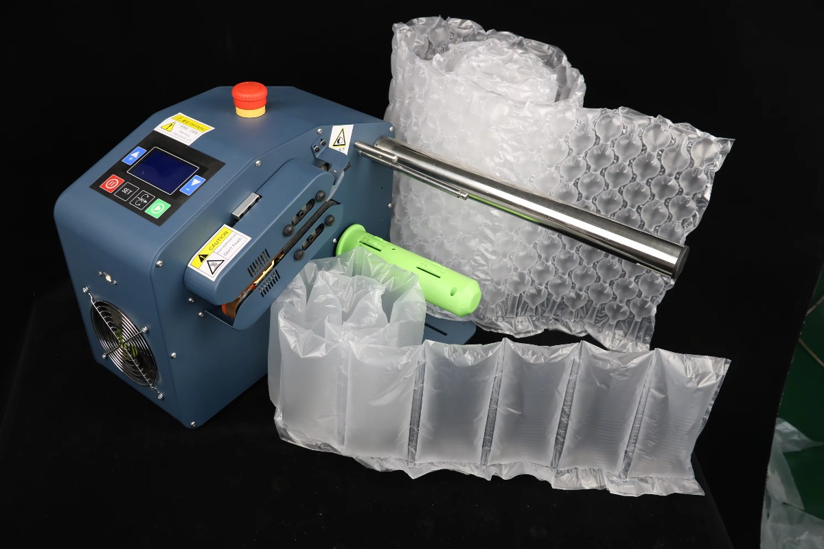 آلة تغليف وسائد الهواء للتجارة - مراجعة Air Bubble Wrap Roll Packaging وسعره