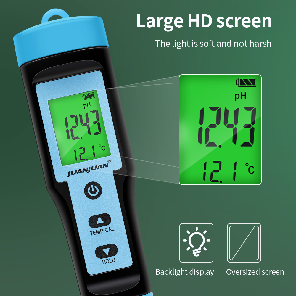 مقياس الرقم الهيدروجيني الغذائ - مراجعة Ph Meter Digital Water Tester وسعره