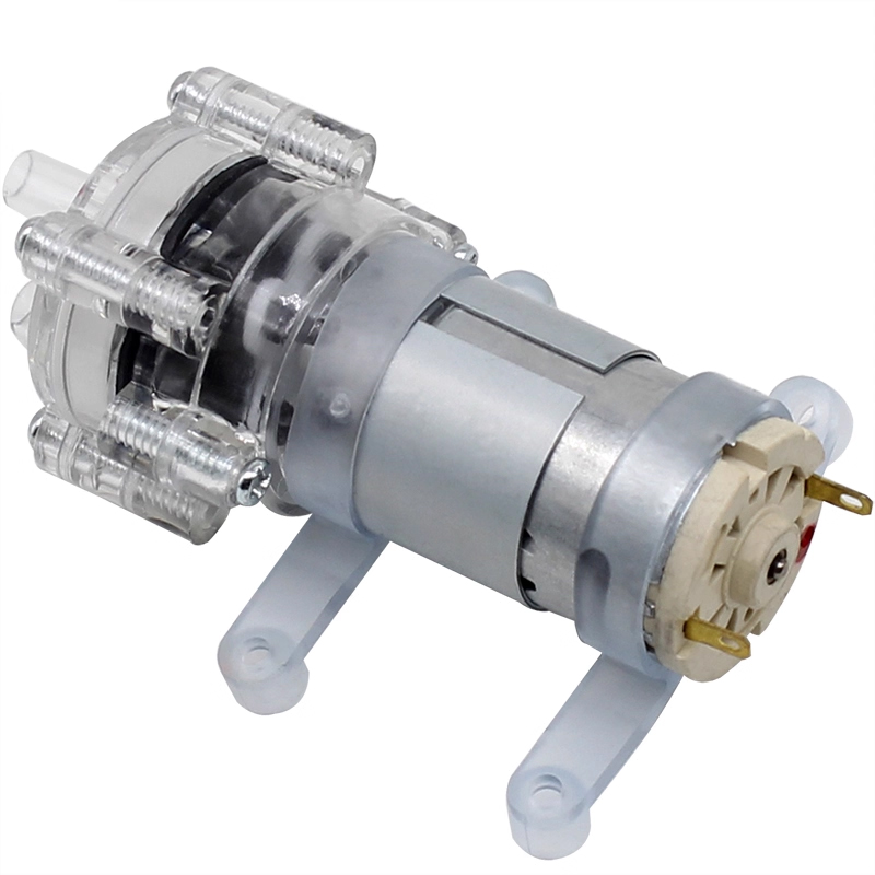 مضخة مياه صغيرة 385 DC بجهد 6- - مراجعة Mini Peristaltic Pump 12V وسعره