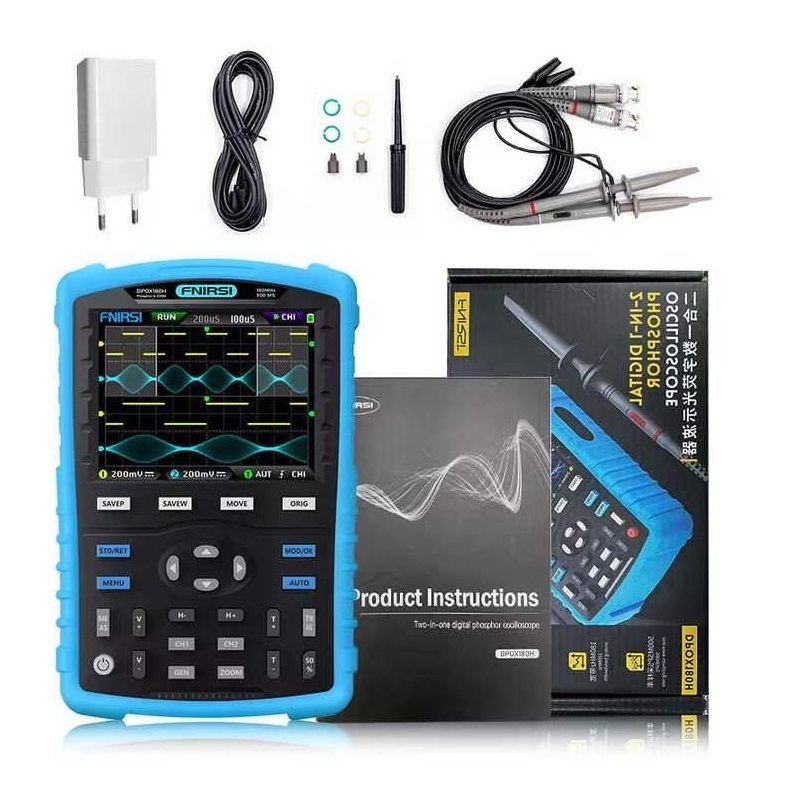 جهاز قياس الإشارة الرقمي المحم - مراجعة Fnirsi Digital Oscilloscope Handheld وسعره