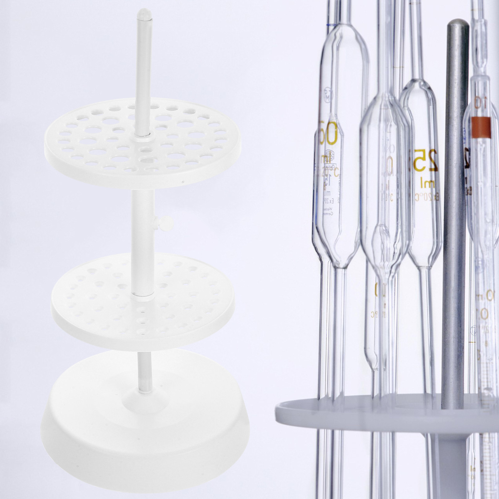 حامل ماصة بلاستيكي دائري، حامل - مراجعة Lab Equipment وسعره