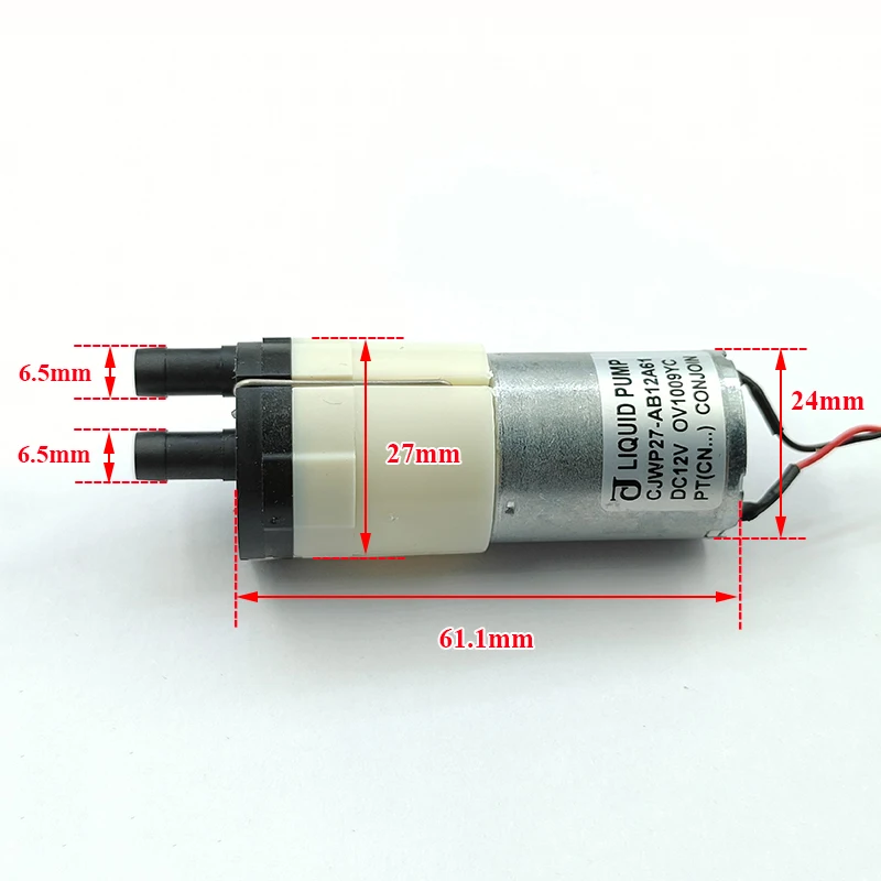 مضخة سائل صغيرة ذات غشاء CJWP2 - مراجعة Mini Peristaltic Pump 12V وسعره